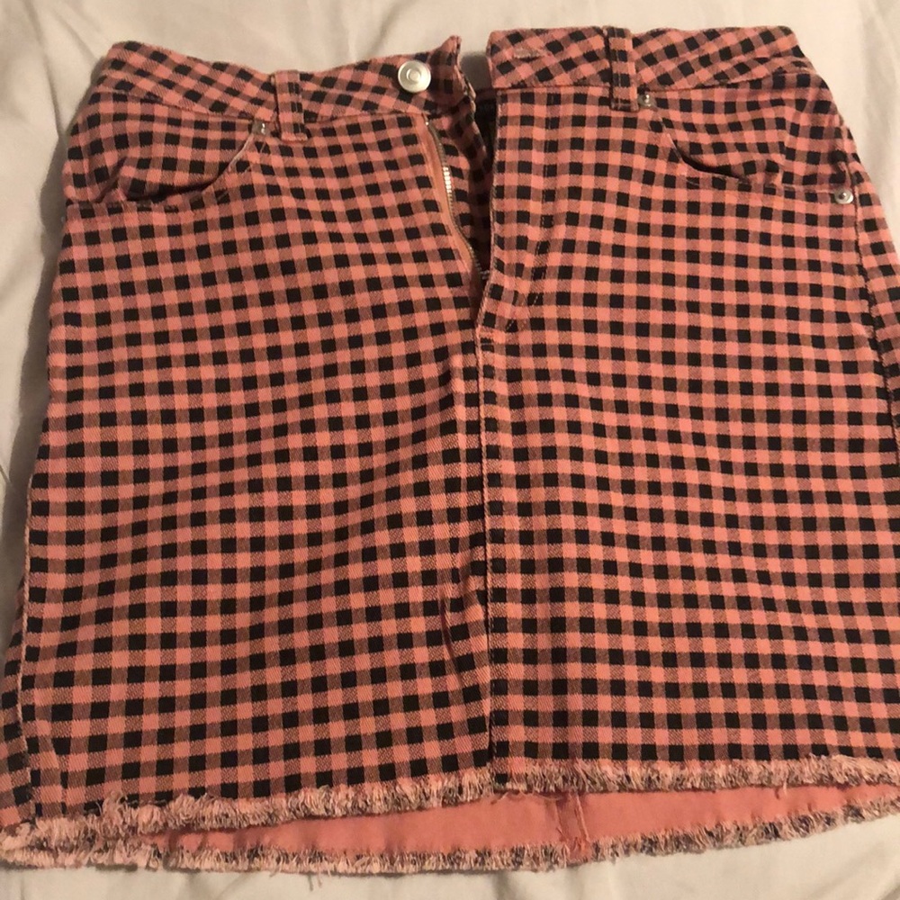Forever 21 Checkered Skirt